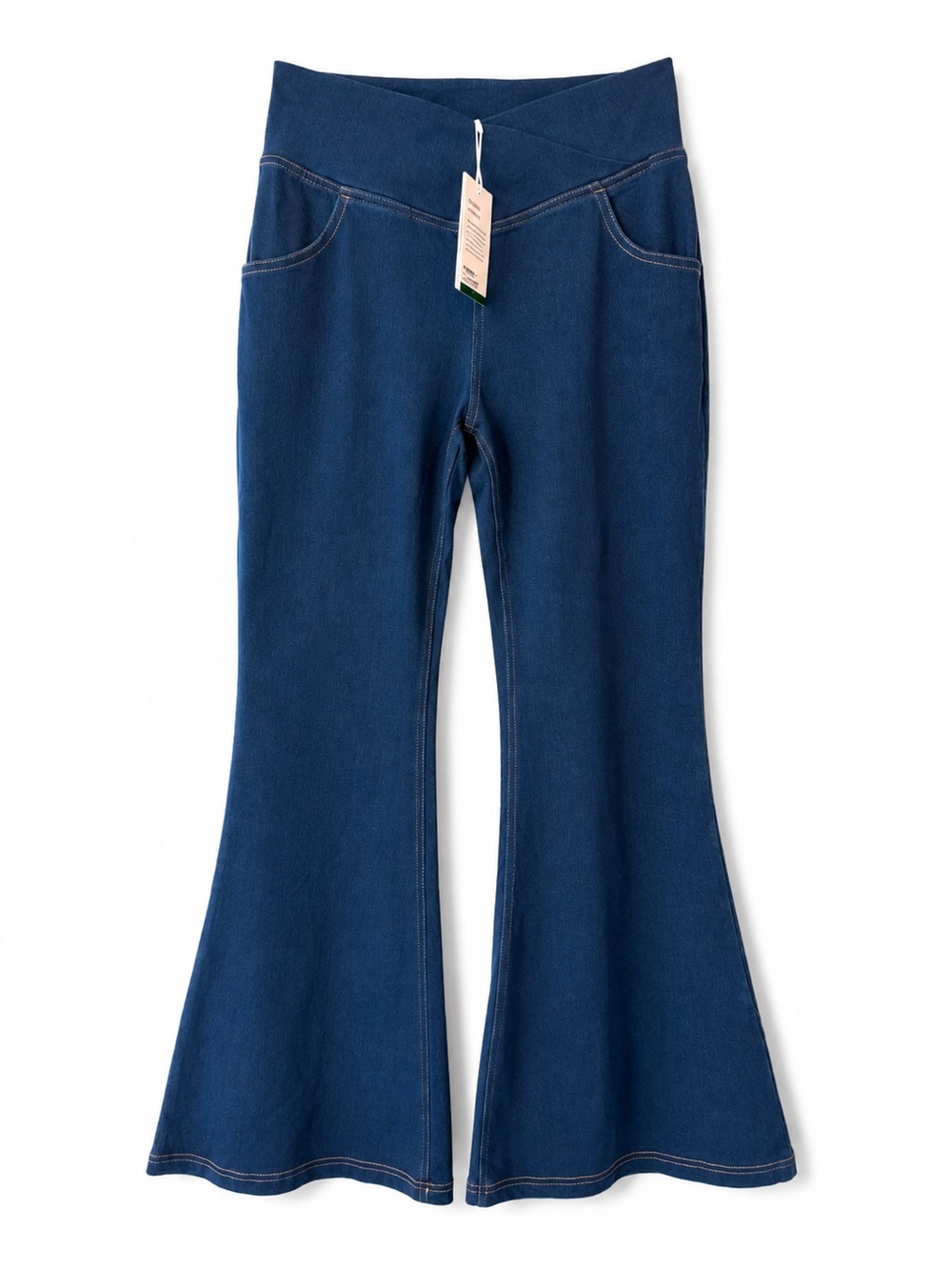 HALARA Deep Blue Flare Jeans